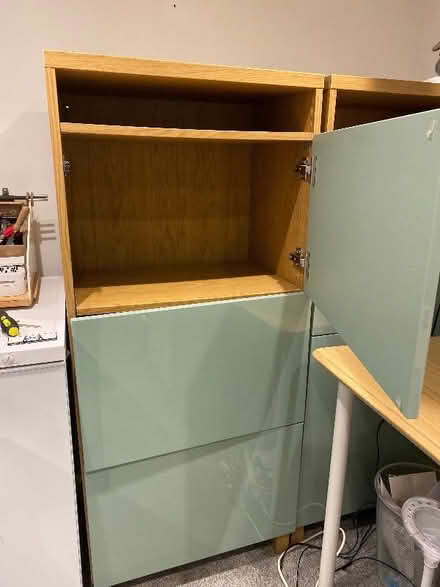 Photo of free Beste (IKEA) Storage Cupboards (pair) (Hockley Port B18) #2