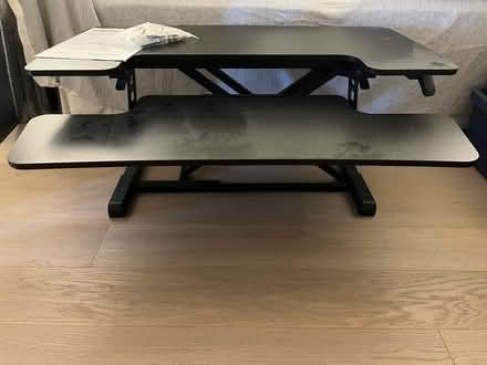 Photo of free Sit/stand desk converter (Etobicoke - Humber Bay) #2