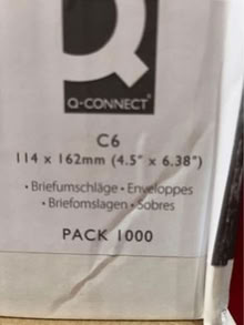 Photo of free 4500 C6 self seal envelopes (Fishpool Valley HR6) #2