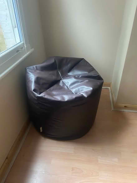 Photo of free Leather beanbag (Percy Street, OX4) #1