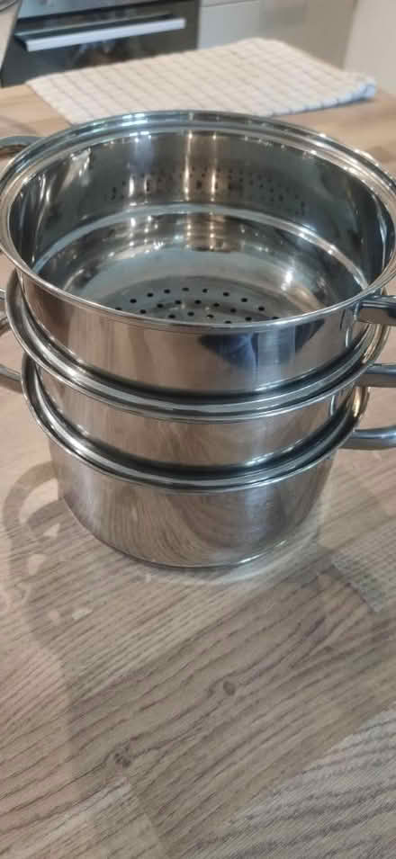 Photo of free 3 tier stainless steel steamer (Worcester Park KT4) #1