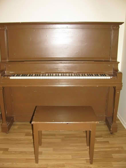 Photo of free antique upright piano with bench (Newmarket, near Southlake) #2