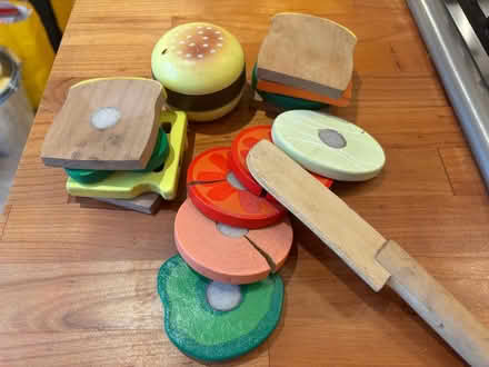 Photo of free Kids wooden food play set (Upper Street, Islington, N1) #1