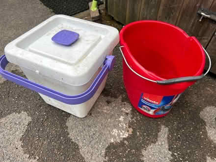 Photo of free Nappy bucket and mop bucket (S6 - Loxley/Malin Bridge) #1