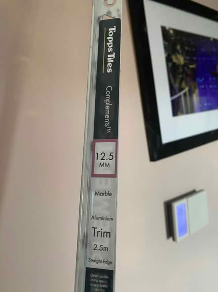 Photo of free 12.5mm x 2.5 metre tile trim (Hackney Wick) #1