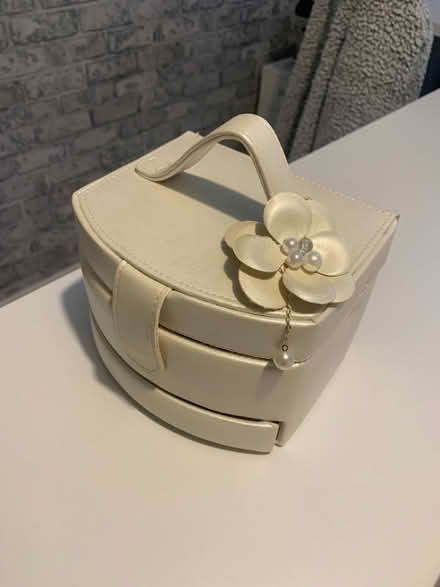 Photo of free Leather Cream Jewellery Box (Lords Wood ME5) #1