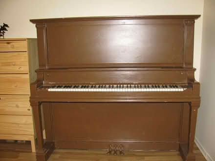 Photo of free antique upright piano with bench (Newmarket, near Southlake) #1