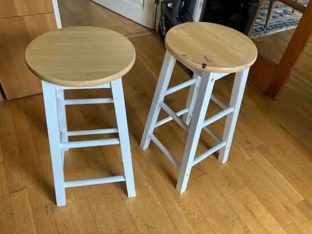 Photo of free 2 wooden stools (Marlow SL7) #1