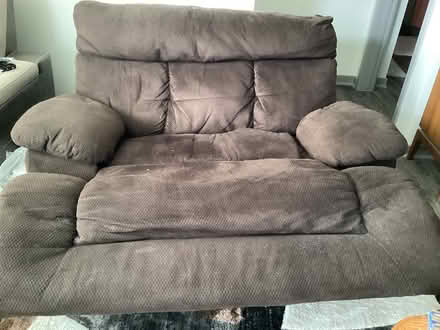 Photo of free Loveseat recliner (Colorado Springs) #1
