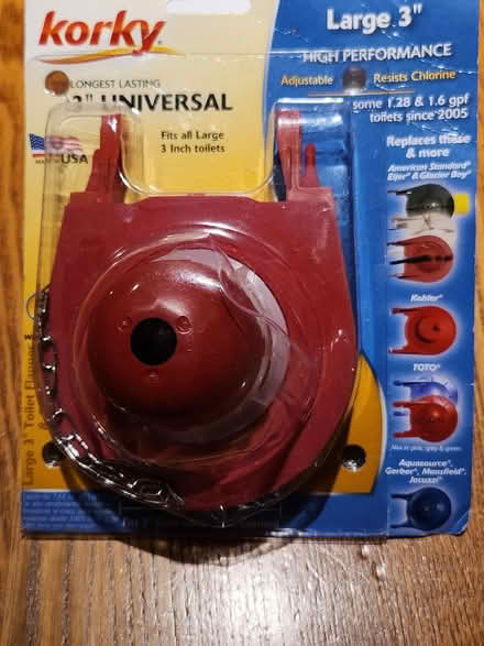 Photo of free New, Large 3"Toilet Flapper (Bowie) #1