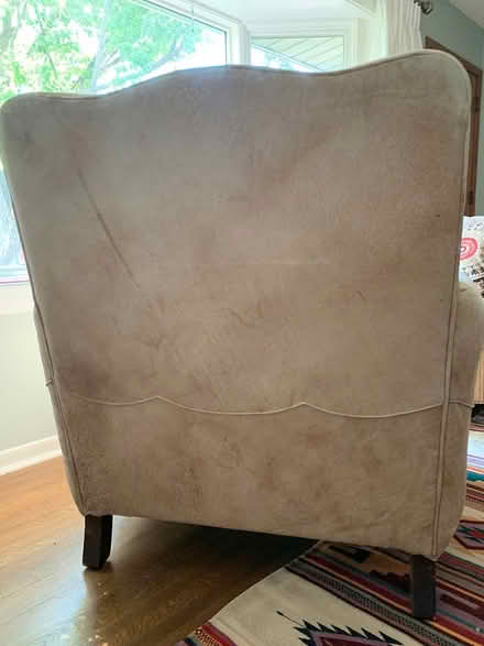 Photo of free Distressed Leather upolstered Chair (Fridley, MN) #3