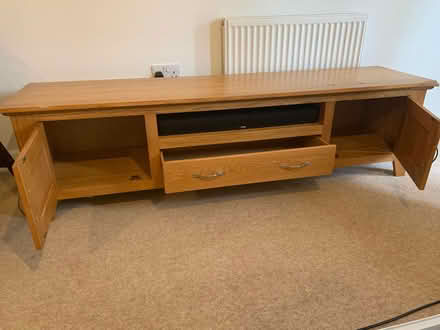 Photo of free Solid TV Unit/Sideboard (Evesham) #2
