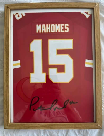 Photo of free Patrick Mahomes Signed Print (WN8) #1