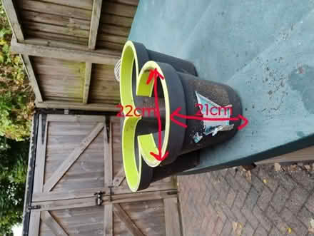 Photo of free 2 x Stacking plant pots. (Great Moor SK3) #3