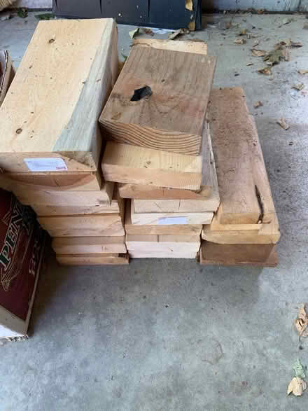 Photo of free 15 — 12.5x5.5 blocks of wood (Chesterfield) #1