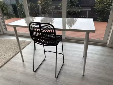 Photo of free Adjustable height IKEA desk & stool (Highett) #1