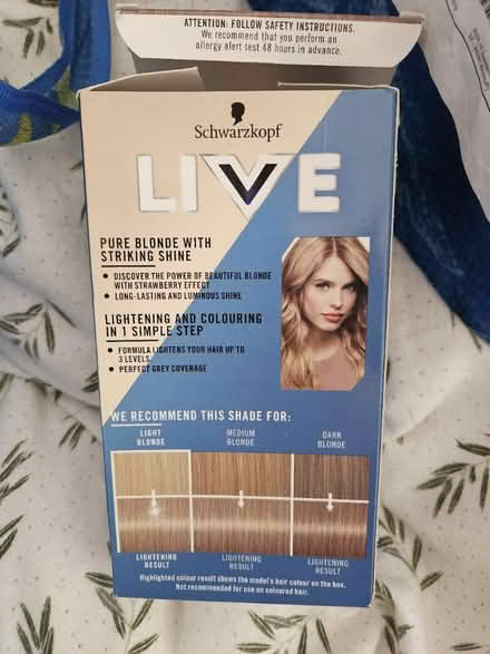 Photo of free Blonde hair dye (CO1 Newtown) #2