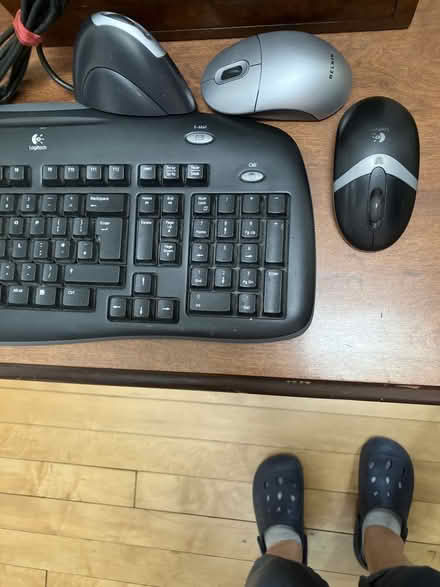 Photo of free Logitech wireless keyboard + 3 mice (Balmerino DD6) #2
