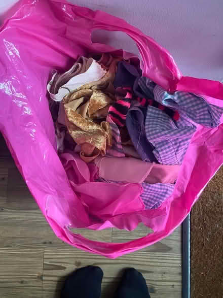 Photo of free Bag of assorted material scraps (Hatch Warren, RG22) #1