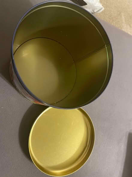 Photo of free Tall Xmas cake / biscuit tin (Acton W3) #2