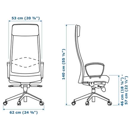Photo of free IKEA MARKUS Office Chair (Santa Monica) #3