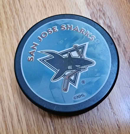 Photo of free SJ Sharks puck (south los altos) #1
