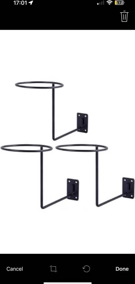 Photo of free 6 Wall Mounted Helmet Holders (WN8) #1