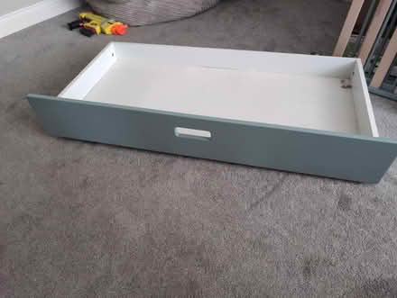 Photo of free Mokee cot and under cot storage (Bollington SK10) #3