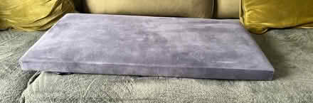 Photo of free Grey Velvet Ottoman Storage Box (WN8) #3