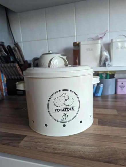 Photo of free Metal Potato Container (Intake S12) #1