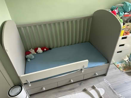 Photo of free IKEA Gonatt cot and toddler bed (SW2) #1