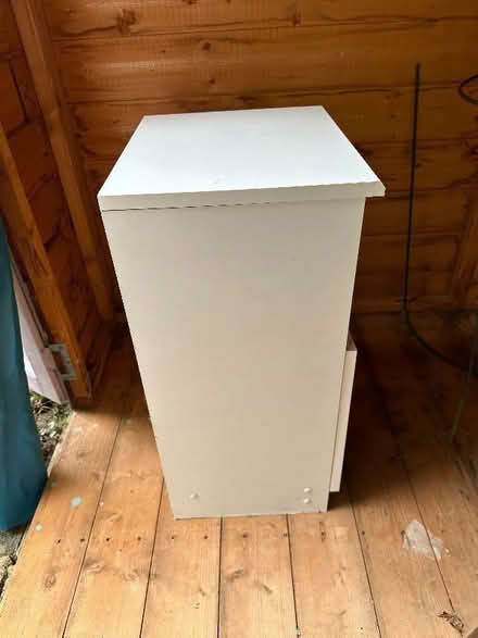 Photo of free Bedside cabinet - white (Enfield EN2) #3