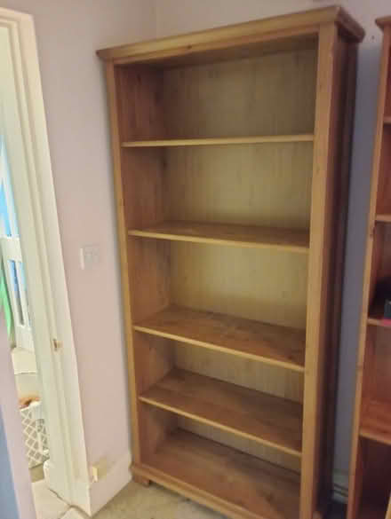 Photo of free Solid wooden shelves 190cm high (Foremarke Hall (Repton Preparatory School) DE65) #1