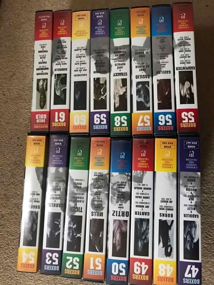 Photo of free Set of “Boxers” VHS video tapes (Pinxton NG16) #3