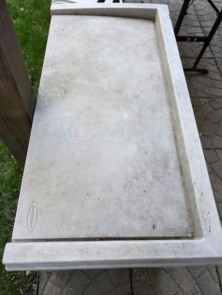 Photo of free suncast storage bench (1533 Templeton Pl) #2
