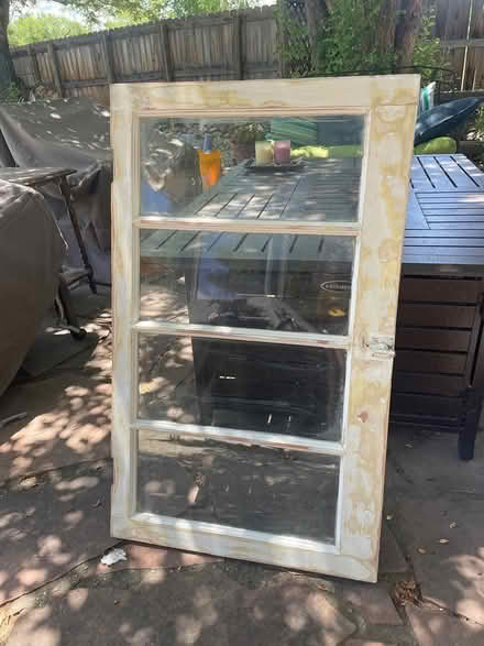 Photo of free Wooden cabinet and old window (Louisville) #4