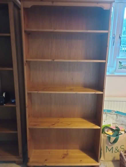 Photo of free Solid wooden shelves 187cm tall (Foremarke Hall (Repton Preparatory School) DE65) #1