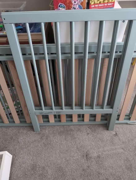 Photo of free Mokee cot and under cot storage (Bollington SK10) #1