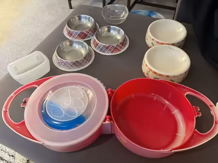 Photo of free Cat dish and portable dog bowls (Acton W3) #1