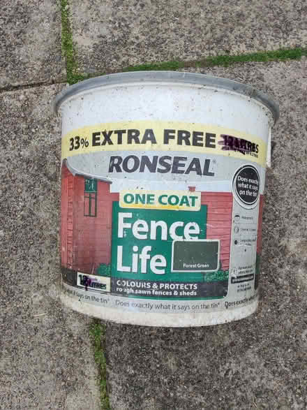 Photo of free 4 litres fence paint (Ashton-U-Lyne OL6) #2