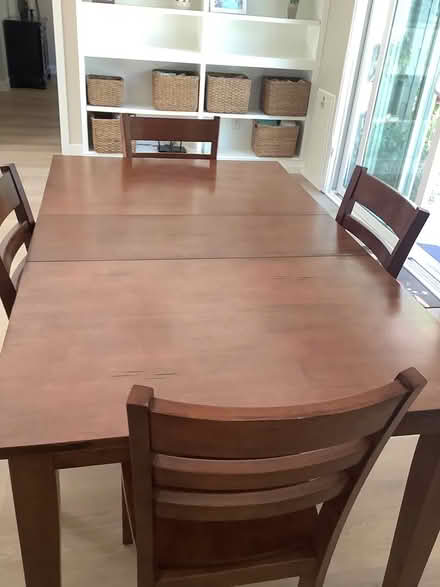 Photo of free Wood Dining Set (Table & Chairs) (Sorich Park) #2