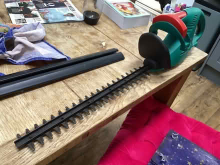 Photo of free Bosch rechargeable hedge trimmer, no batteries!,, (Kendal LA9) #1