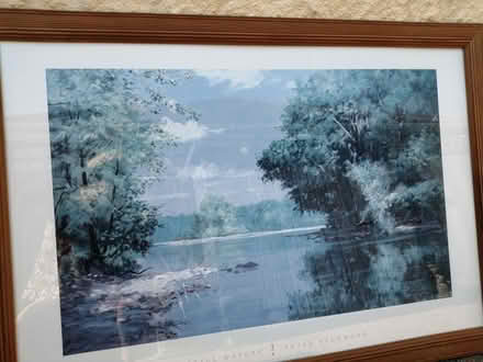 Photo of free Large picture with pine frame (Lancing BN15) #2