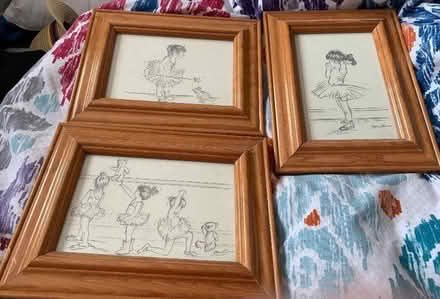Photo of free 3 child ballet pencil sketches (Far Bletchley MK3) #1