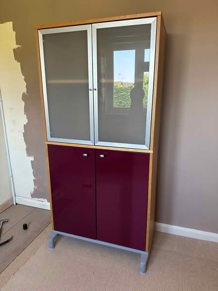 Photo of free Ikea cupboard in oak finish (Horsham North RH12) #1