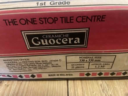 Photo of free 12 ceramic floor tiles (Central Watford WD17) #2