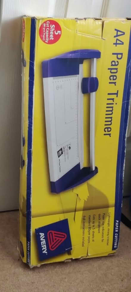 Photo of free A4 paper trimmer (Pershore, WR10) #1