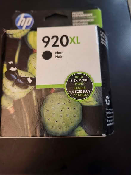 Photo of free 920 XL black ink cartridge (Manville) #1