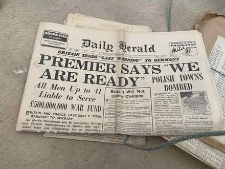 Photo of free Historic Newspapers 1939-1972 (CT10) #2