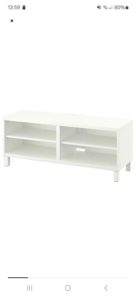 Photo of free Tv bench with legs and doors (E17) #1
